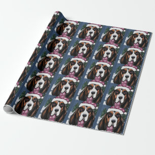 PAPIER CADEAU BASSET HOOK