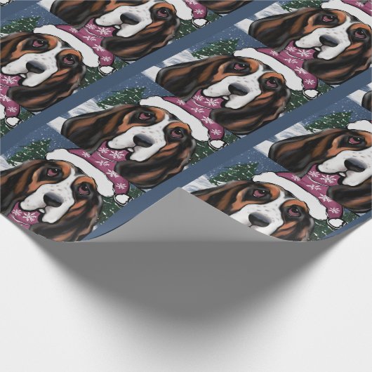 PAPIER CADEAU BASSET HOOK (Coin)