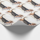 Papier Cadeau Basset Hound (Coin)