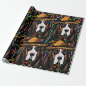 PAPIER CADEAU BASSET HOUND (Déroulé)