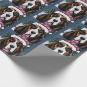 PAPIER CADEAU BASSET HOUND (Coin)