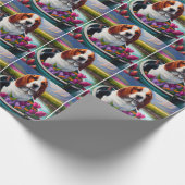 Papier Cadeau Basset Hound Dog sur une pagaie : une aventure Pit (Coin)