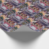 Papier Cadeau Basset Hound Dog Valentine's Day  (Coin)