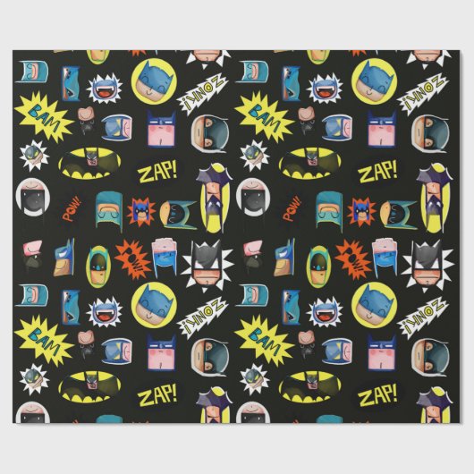 Papier Cadeau Bat Guy (Plat)