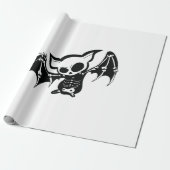 Papier Cadeau Bat Halloween           (Déroulé)