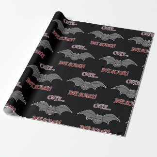 Papier Cadeau Bat mignonne mais effrayant