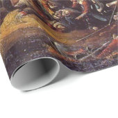 Papier Cadeau Bataille De Waterloo (Coin rond)