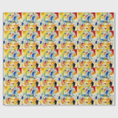 Papier Cadeau Bataille navale de Kandinsky 1913 (Plat)