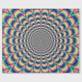 Papier Cadeau Bataille psychédélique (Plat)