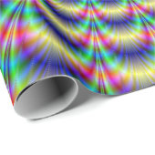 Papier Cadeau Bataille psychédélique (Coin rond)