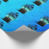 Papier Cadeau Bateau classique (Coin)