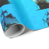 Papier Cadeau Bateau classique (Coin rond)