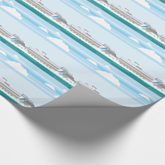 Papier Cadeau Bateau de croisière (Coin)
