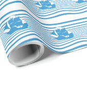 Papier Cadeau Bateau de navigation (Coin rond)