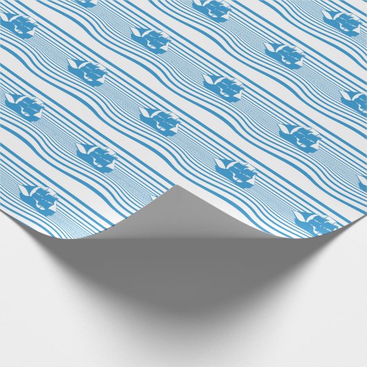 Papier Cadeau Bateau de navigation (Coin)