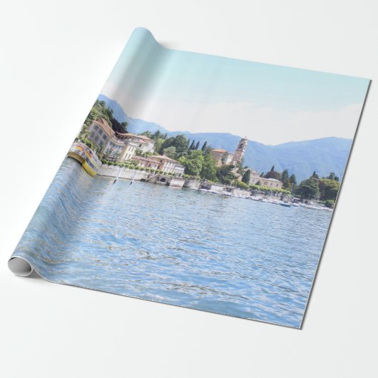 PAPIER CADEAU BATEAU JAUNE ACCÈS PRÈS DU BÂTIMENT (Déroulé)