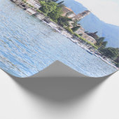 PAPIER CADEAU BATEAU JAUNE ACCÈS PRÈS DU BÂTIMENT (Coin)