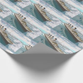 Papier Cadeau Bateau titanique - 3D rendent (Coin)