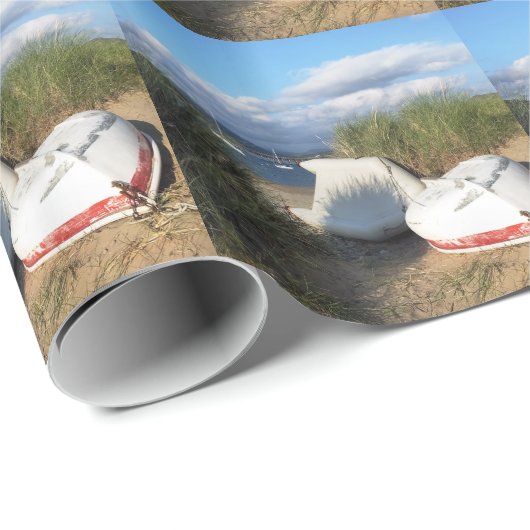 PAPIER CADEAU BATEAUX (Coin rond)