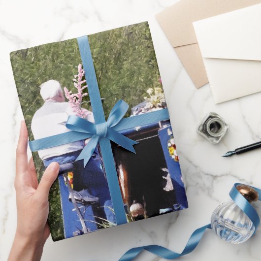 PAPIER CADEAU BATEAUX DE CANAL (Cadeaux)