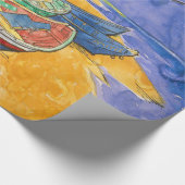 Papier Cadeau Bateaux de Van Gogh Impressionnisme Plage (Coin)