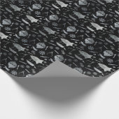 Papier Cadeau Bateaux Steampunk Silver Zinc (Coin)