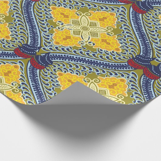 Papier Cadeau Batik Indonésien : est une technique de teinture r (Coin)