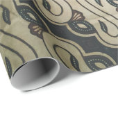 Papier Cadeau Batik papier enveloppant (Coin rond)