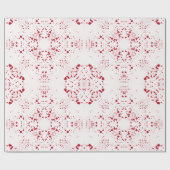 Papier Cadeau Batik Scatter© rouge (Plat)