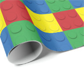 Papier Cadeau Bâtiment 4 couleurs (Coin rond)