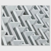 Papier Cadeau Bâtiment Abstrait (Plat)