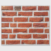 Papier Cadeau Bâtiment arrière - plan mur en briques (Plat)