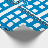 Papier Cadeau Bâtiment Blue