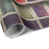 Papier Cadeau Bâtiment coloré (Coin rond)