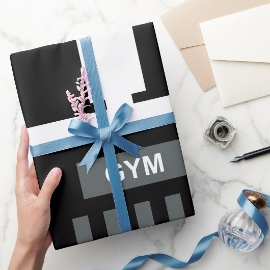 Papier Cadeau Bâtiment de gym
