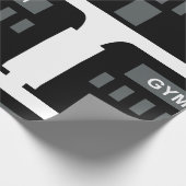 Papier Cadeau Bâtiment de gym (Coin)