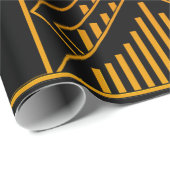 Papier Cadeau Bâtiments Art Déco (Coin rond)