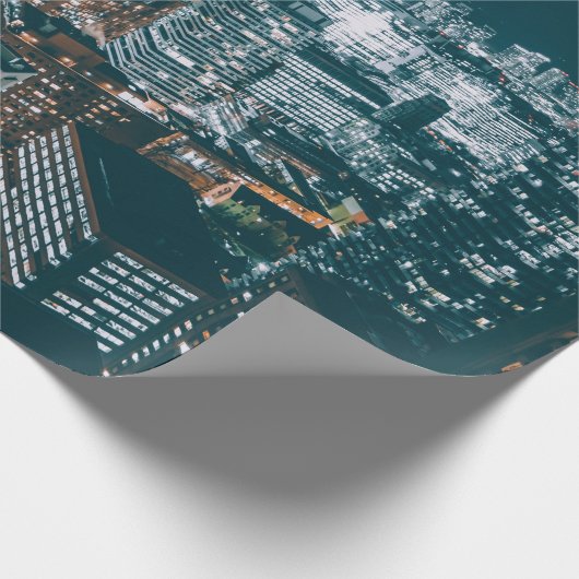 PAPIER CADEAU BÂTIMENTS DE LA VILLE EN HAUT DE LA VUE (Coin)