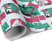 Papier Cadeau Batman | Motif Joker Père Noël (Coin rond)