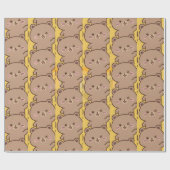 Papier Cadeau "Bato Bato" Honey Bear (Plat)