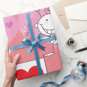 Papier Cadeau Bâton Cupid