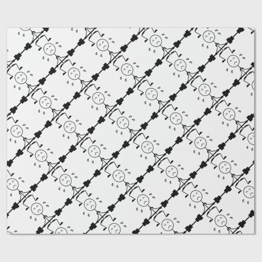 PAPIER CADEAU BÂTON FIGURE4 (Plat)