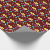 Papier Cadeau Baton Twirling (Coin)