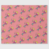 Papier Cadeau Baton Twirling (Plat)