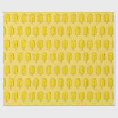 Papier Cadeau Bâtonnet de glace au citron (Plat)