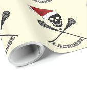 Papier Cadeau Bâtons de crosse de Noël (Coin rond)