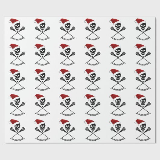 Papier Cadeau Bâtons de crosse de Noël (Plat)