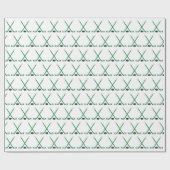 Papier Cadeau Bâtons de hockey croisés et papier d'enrobage (Plat)