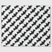 Papier Cadeau Batte noire (Plat)