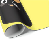 Papier Cadeau Batterie de Kawaii (Coin rond)